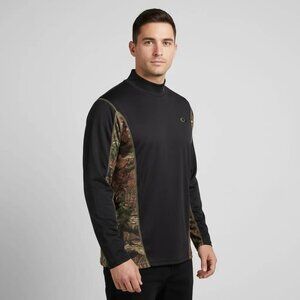Break Up Infinity Men's Black Mossy Oak Performance Field Tee Sz Medium (38-40)